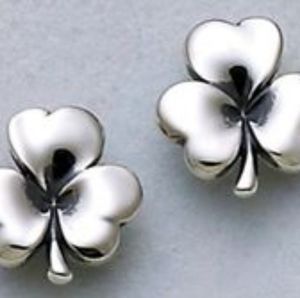 James Avery Shamrock Earrings